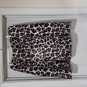 Leopard print skirt size 14 by Roz & Ali